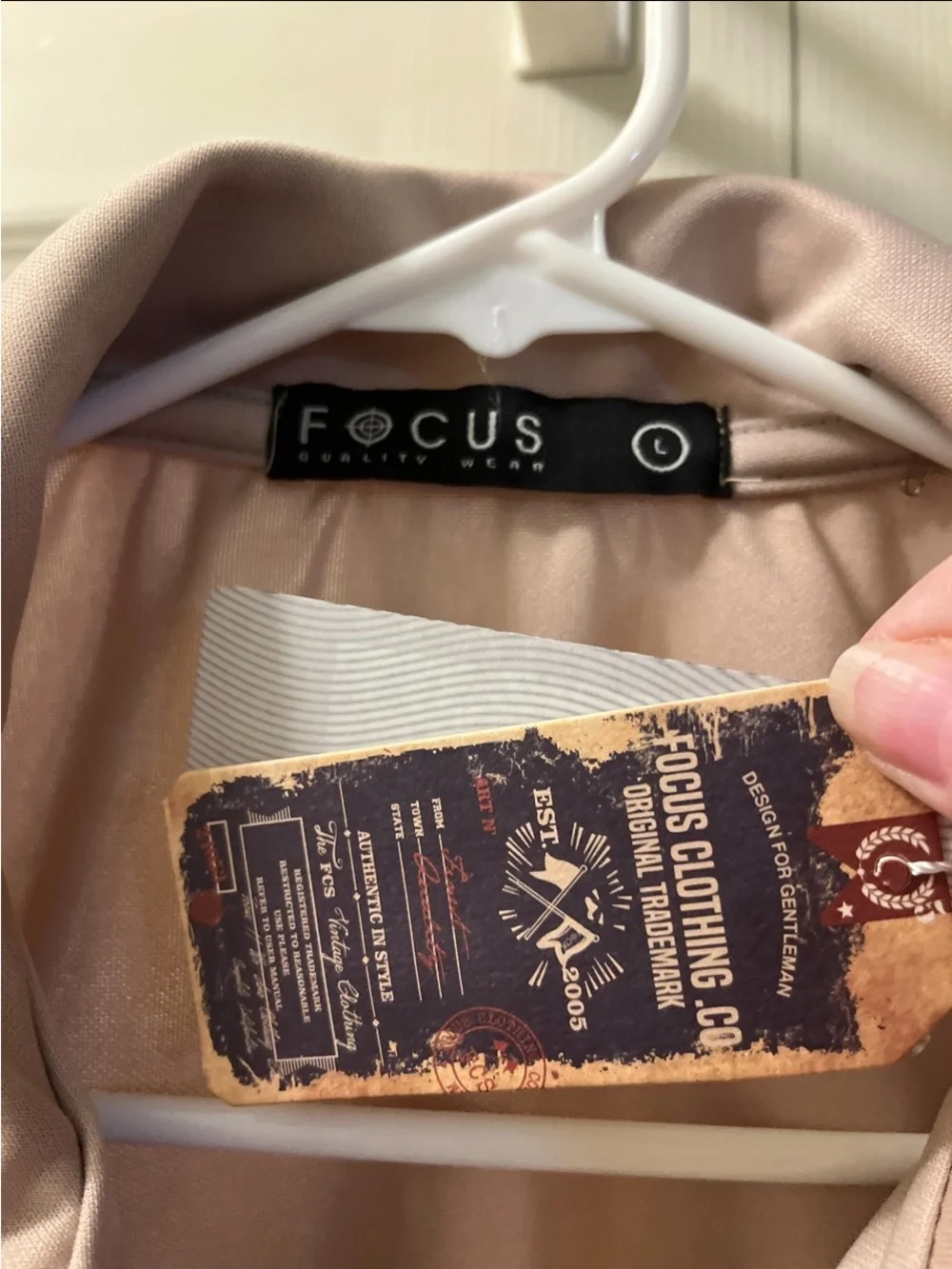 FOCUS NWT Beige & Red Track Jacket - Picture 8 of 10
